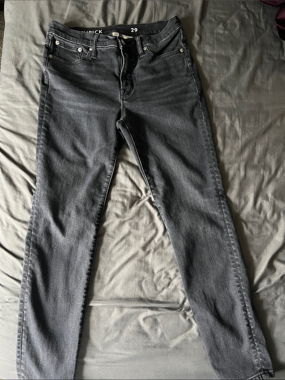 Toothpick by J. Crew faded black Skinny Jeans